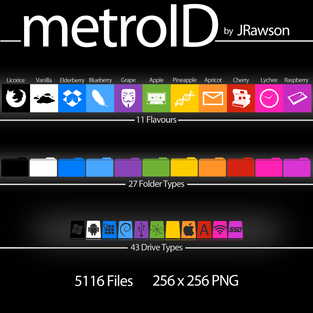 MetroID iconos para windows phone