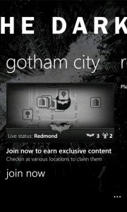 The Dark Knight Rises aplicación oficial en exclusiva para los Nokia Lumia 4