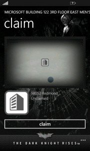 The Dark Knight Rises aplicación oficial en exclusiva para los Nokia Lumia