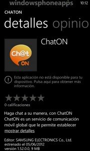 chaton Windows phone
