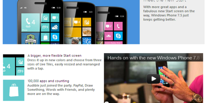 windows phone 7.8 news