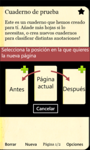 Cuartilla, nueva aplicación de notas para windows phone