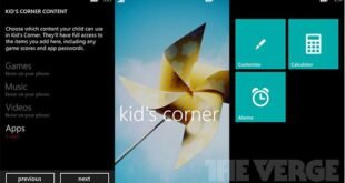 Windows Phone 8 incluye un “Kid’s Corner”. Un inicio separado para el control parental.