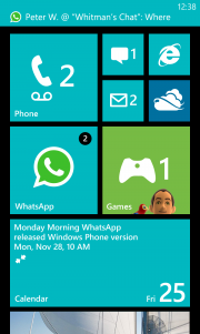 WhatsApp para Windows Phone 8, primeras imagenes