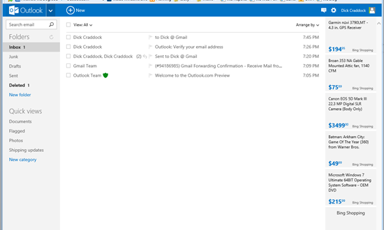 Outlook.com tendrá soporte para desarrolladores