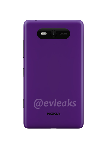 Trasera del Nokia Lumia 820