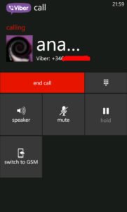 Viber 2.2 llamadas