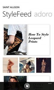 StyleSaint, toda la moda en tu Lumia