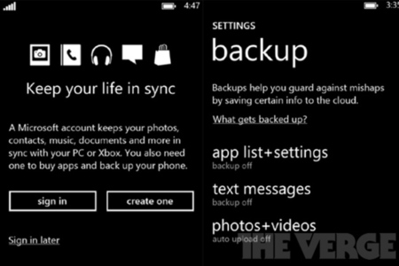 Desveladas las características del sistema de Backup de Windows Phone 8