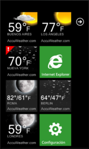 AccuWeather.com otra App exclusiva Nokia