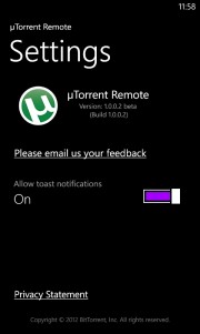 µTorrent Remote