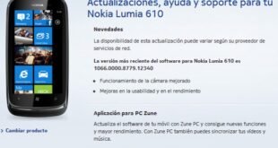 lumia 610 actualizacion