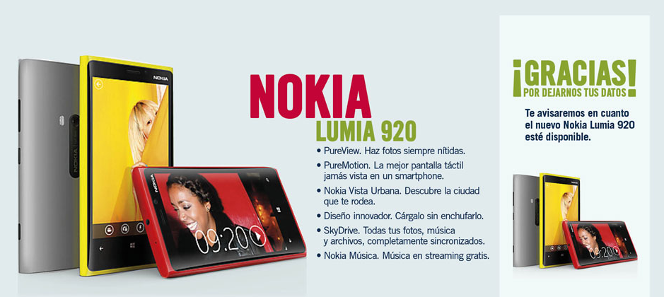 The Phone House venderá el Lumia 920 en España