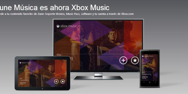 zune ahora es xbox music