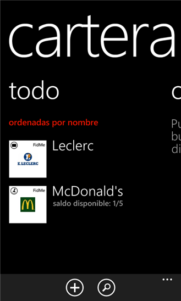 FidMe la primera aplicación en usar "Cartera" de WP8