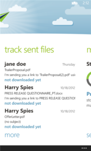 YouSendIt aplicación para Windows Phone 8 exclusiva Nokia