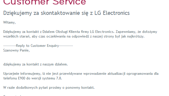 lg support