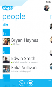 Skype para Windows Phone 8 se actualiza [Actualizado]