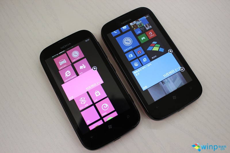 Pantalla de inicio Windows Phone 7.8