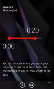 Creador de Tonos aplicación exclusiva Nokia para Windows Phone 8