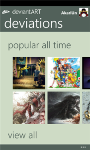 DevianART para Windows Phone ya en la tienda