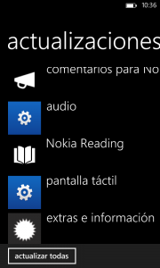 Actualizaciones Nokia