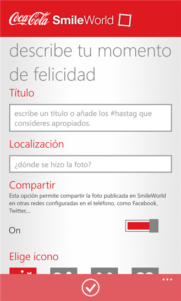 SmileWorld la aplicación de Coca Cola para los momentos divertidos