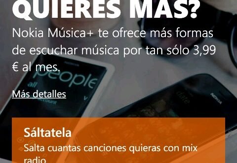 Nokia Música+ ya disponible para España