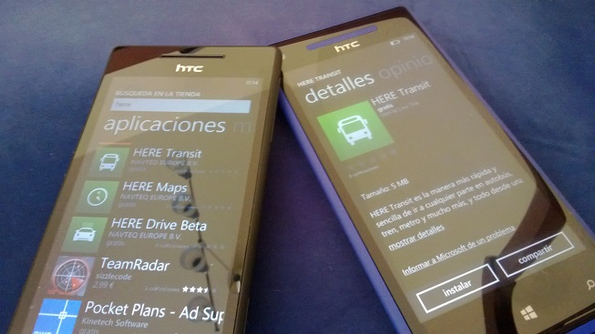 HERE disponibles para Windows Phone 8 no Nokia