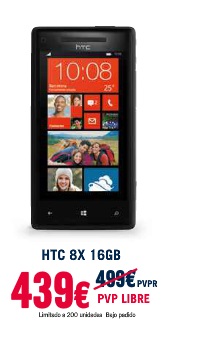 HTC 8X, Nokia Lumia 820 y Lumia 920 en The Phone House