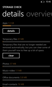 Nueva función de gestión de memoria para los Nokia WP8 se muestra en vídeo