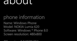 Nokia Lumia 620 comienza a recibir la actualización de firmware 1030.6407.1308.00xx,