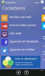 MyAppfree se actualiza y añade soporte para Español