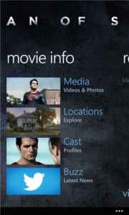 Man of Steel, (El hombre de Acero) nueva aplicación Nokia para Windows Phone 8