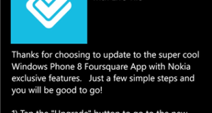 Foursquare Upgrade, nueva aplicación exclusiva Nokia