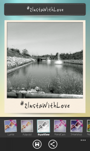 #2InstaWithLove filtro Pureview