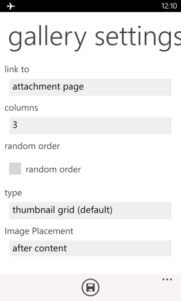 Wordpress para Windows Phone se actualiza con soporte para galería
