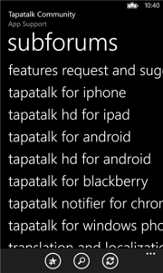 Tapatalk llega a Windows Phone