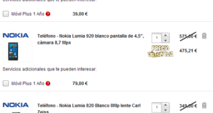 Nokia Lumia 820, Lumia 620 y Lumia 920 sin IVA hoy en Mediamarkt