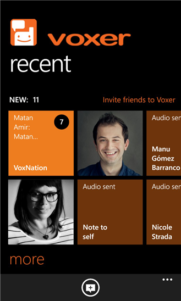 Voxer convierte tu WP 8 en un Walkie Talkie