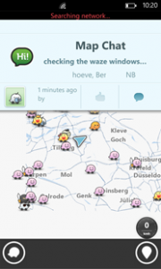Capturas y mas detalle de Waze para Windows Phone