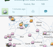 Capturas y mas detalle de Waze para Windows Phone