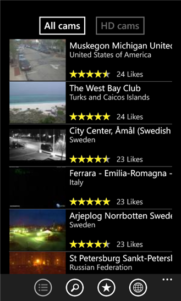 World Live Cams Pro, observa el mundo a través de tu Windows Phone