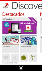 Vodafone lanza Discover su aplicación oficial para Windows Phone 8
