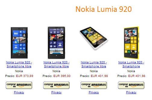 Nokia Lumia 920 por 373€, el efecto Lumia 925