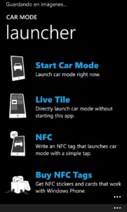 Car Mode para Nokia Lumia WP8