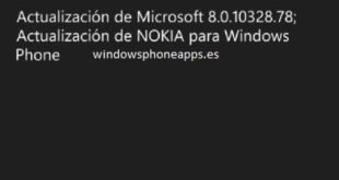 Windows Phone 8.0.10328.78 y actualización de Nokia ya disponibles [Actualizado x2]