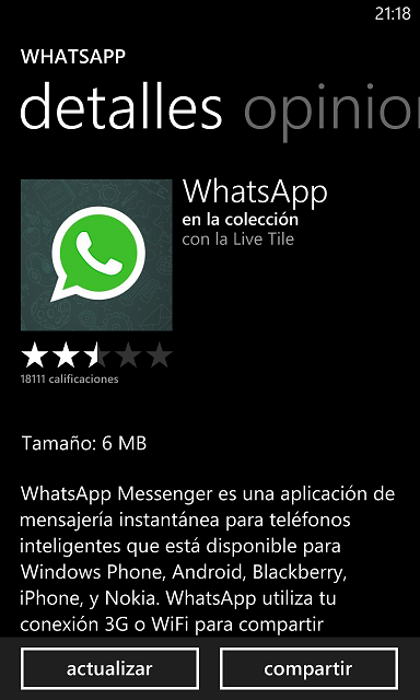 WhatsApp se actualiza a la versión 2.10.529