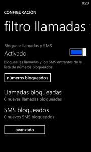 Filtro de llamadas y SMS para los Nokia con GDR2