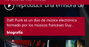 Nokia Música se actualiza con varias mejoras para WP8